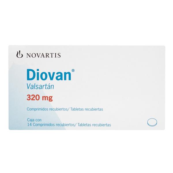 DIOVAN 320 MG 14 TABLETAS