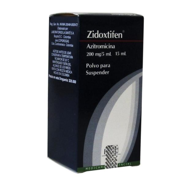 ZIDOXTIFEN 200MG/5ML SUSP.15ML ICOM