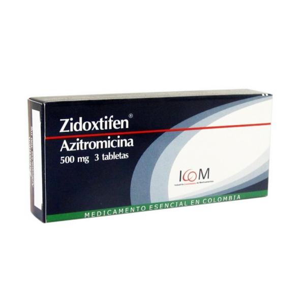 ZIDOXTIFEN 500 MG 3 TBS ICOM