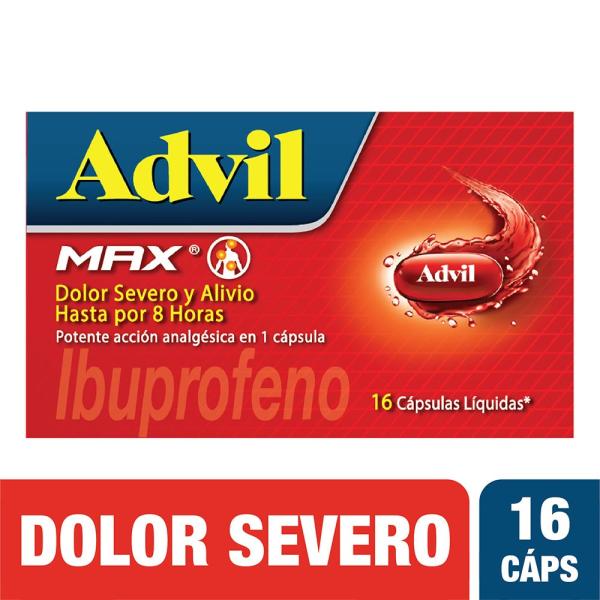 ADVIL MAX 16 CAPSULAS