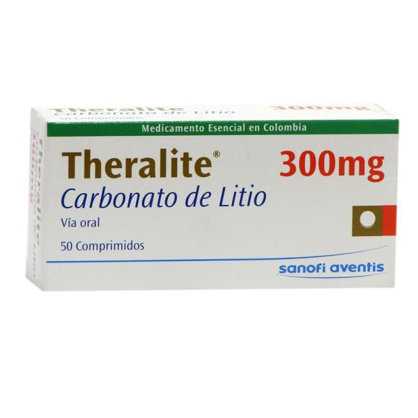 THERALITE 300 MG 50 COMPRIMIDOS