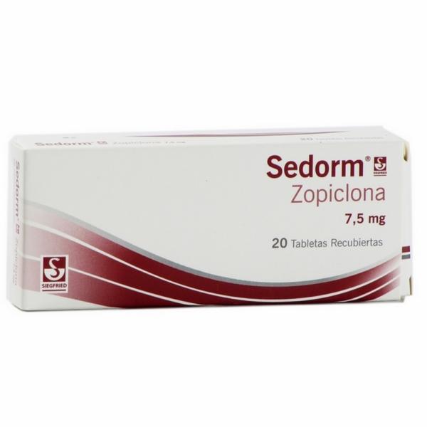 SEDORM 7.5 MG 20 TABLETAS