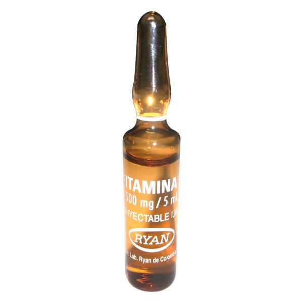 VITAMINA C 500 MG 5 ML AMPOLLA RY 10 AMP