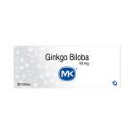 GINKGO BILOBA 40 MG 20 TABLETAS MK