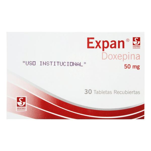 EXPAN DOXEPINA 50 MG 30 TABLETAS