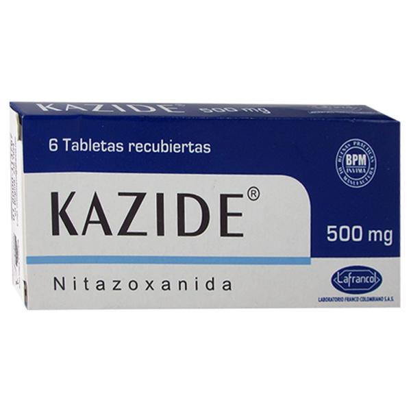 KAZIDE 500 MG 6 TABLETAS (3%+)