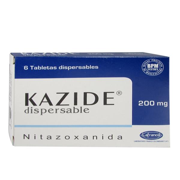 KAZIDE 200 MG 6 TABLETAS