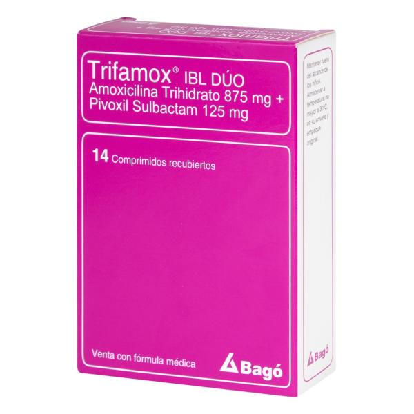 TRIFAMOX IBL-DUO 14 COMPR. (3%+)