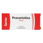 PRAVASTATINA 20 MG 10 TABLETAS GF