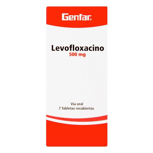 LEVOFLOXACINO 500 MG 7 TABLETAS GF