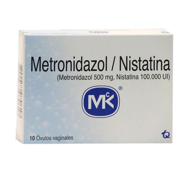 METRONIDAZOL 500 MG+NISTATINA 10 OVU.MK