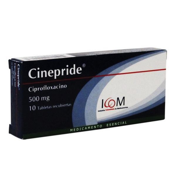 CINEPRIDE 500 MG 10 TBS ICOM