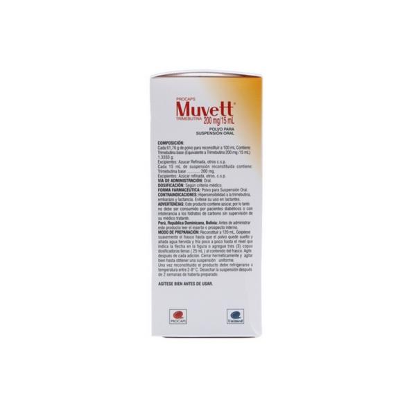 MUVETT 200 MG SUSP. 120 ML (3%+)(PAE)
