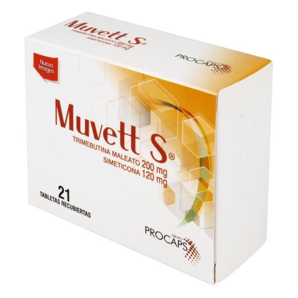 MUVETT S 200/120 MG 21 TBS (3%+)(PAE)