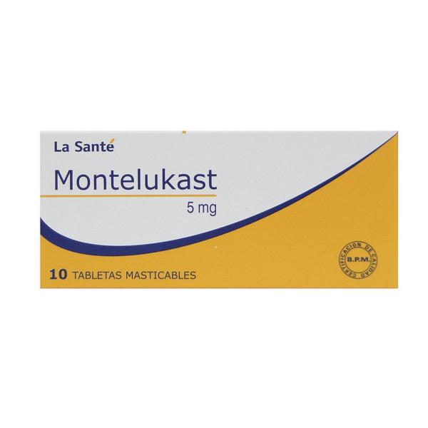 MONTELUKAST 5 MG 10 TABLETAS LS