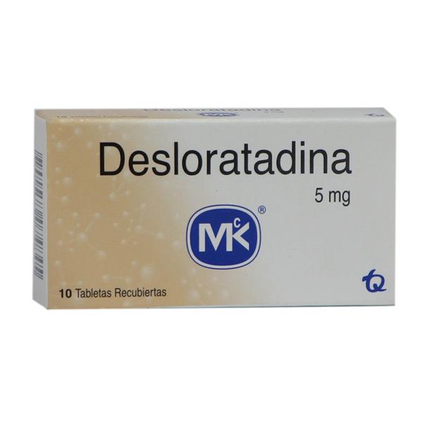 DESLORATADINA 5 MG 10 TABLETAS MK