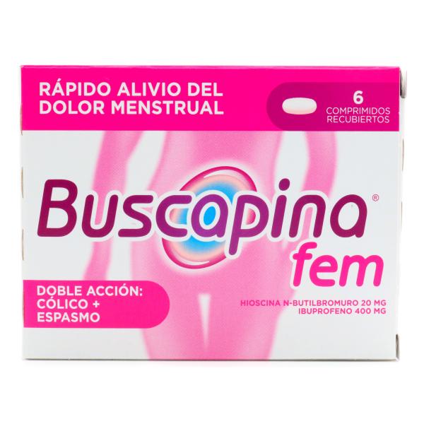 BUSCAPINA FEM 6 TABLETAS