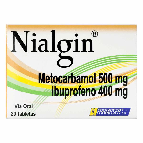 NIALGIN 20 TABLETAS