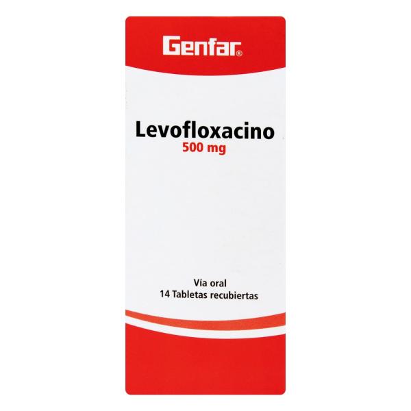 LEVOFLOXACINO 500 MG 14 TABLETAS GF