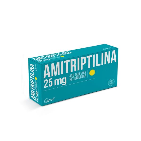 AMITRIPTILINA 25 MG 400 TABLETAS LP