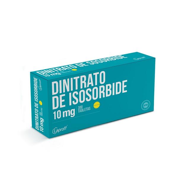 DINITRATO DE ISOSORBIDE 10 MG 300 TBS LP