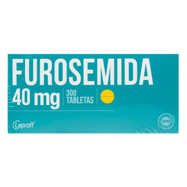 FUROSEMIDA 40 MG 300 TABLETAS LP