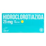 HIDROCLOROTIAZIDA 25 MG 400 TABLETAS LP