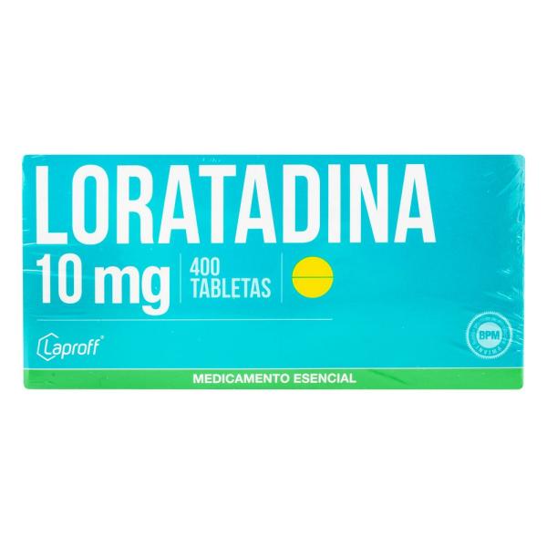 LORATADINA 10 MG 400 TABLETAS LP