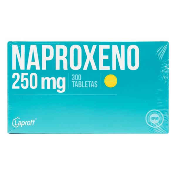 NAPROXENO 250 MG 300 TABLETAS LP