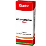 ATORVASTATINA 40 MG 10 TABLETAS GF