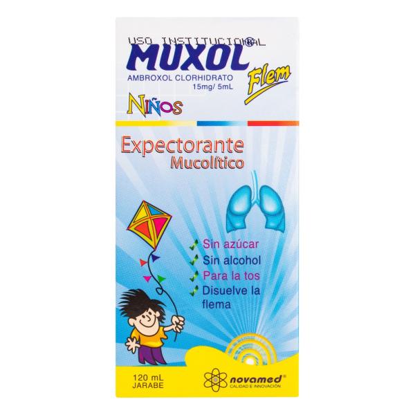 MUXOL FLEM NINOS JARABE 120 ML