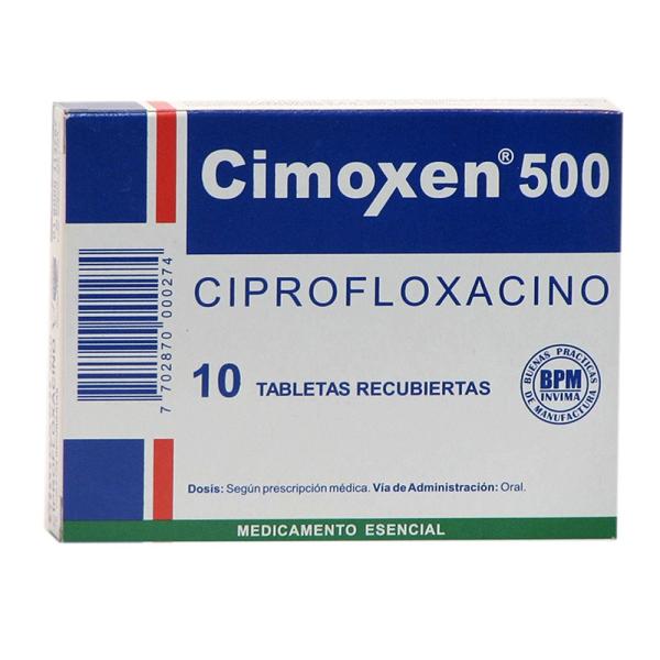 CIMOXEN 500 MG 10 CAPSULAS (A)(3%+)(PAE)