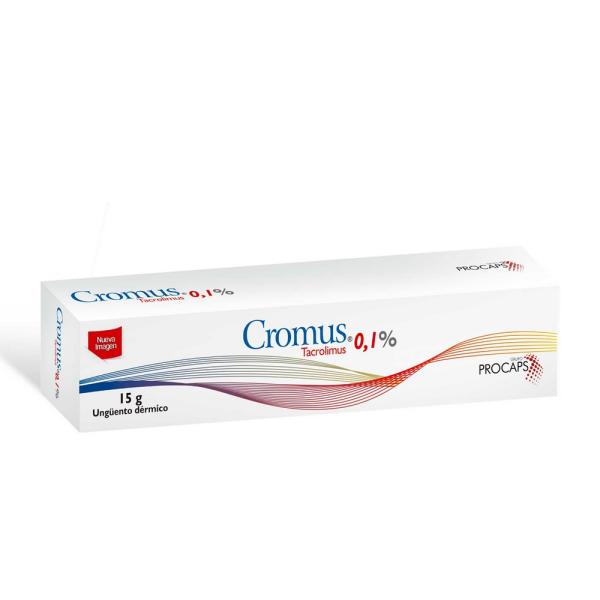 CROMUS 0.1% UNGUENTO 15 GR(3%+)(PAE)