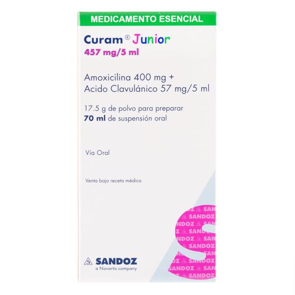 CURAM JUNIOR 457 MG SUSP. 70 ML (3%+)