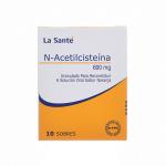 N-ACETILCISTEINA 600 MG 10 SBS LS