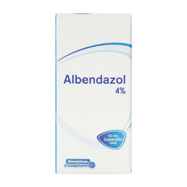 ALBENDAZOL SUSPENSION 400 MG 10 ML COA