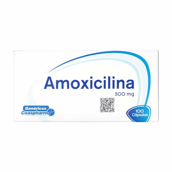 AMOXICILINA 500 MG 100 CAPSULAS COA