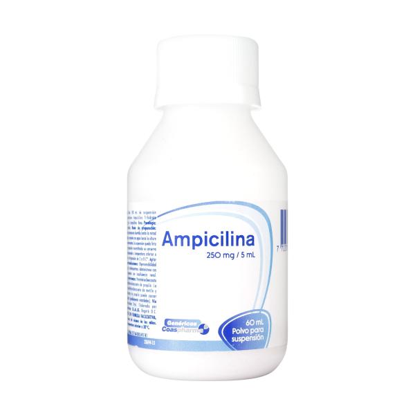 AMPICILINA 250 MG SUSPENSION 60 ML COA