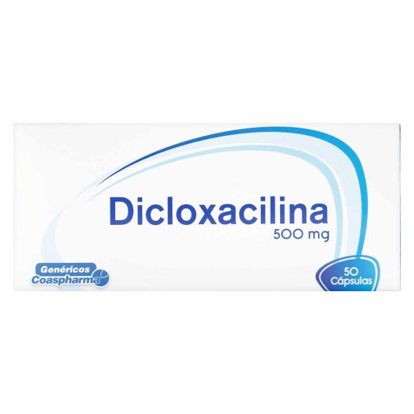 DICLOXACILINA 500 MG 50 CAPSULAS COA