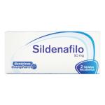 SILDENAFIL 50 MG 2 TABLETAS COA