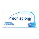 PREDNISOLONA 5 MG 30 TABLETAS COA
