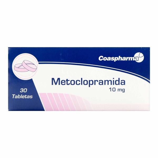 METOCLOPRAMIDA 10 MG 30 TABLETAS COA