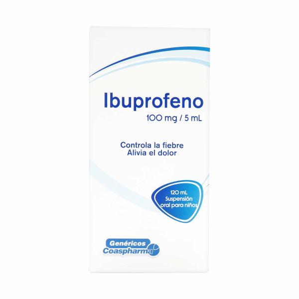 IBUPROFENO 100 MG/5ML SUSP.120 ML COA