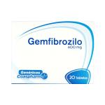 GEMFIBROZILO 600 MG 20 TABLETAS COA