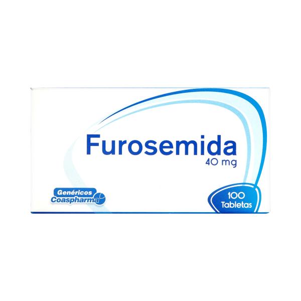 FUROSEMIDA 40 MG 100 TABLETAS COA