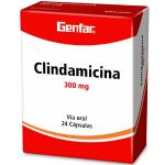 CLINDAMICINA 300 MG 24 CAPSULAS GF