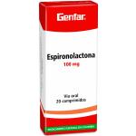 ESPIRONOLACTONA 100 MG 20 TABLETAS GF