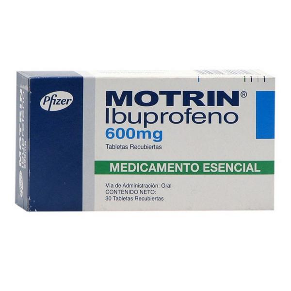 MOTRIN 600 MG 30 GRAGEAS