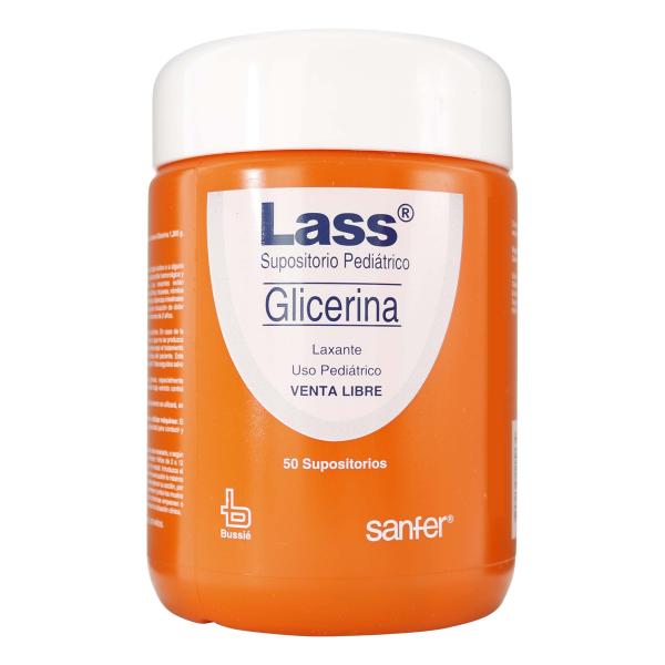 LASS PEDIATRICO 50 SUPOSITORIOS