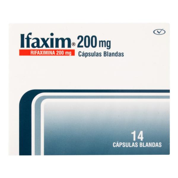IFAXIM 200 MG 14 CAPSULAS